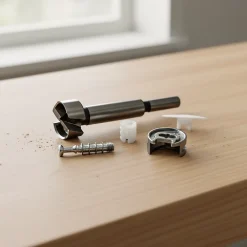 Foret Forstner Ø25 mm avec kit d’assemblage pour montage de meubles^Diall Discount