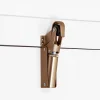 Frein de rétention force 115 N, en aluminium anodisé bronze, pour porte jusquà 100 KG.-Hardwarexchange Outlet