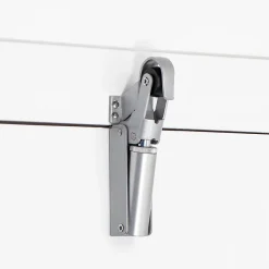 Frein de rétention force 60 N en aluminium anodisé argent pour porte jusquà 40 KG-Hardwarexchange Discount