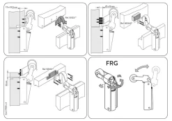 Frein de rétention force 80 N en acier inox 304, pour porte jusquà 80 KG.^Hardwarexchange Best