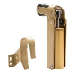 Frein de rétention force 115 N, en aluminium anodisé or, pour porte jusquà 100 KG.-Hardwarexchange Discount