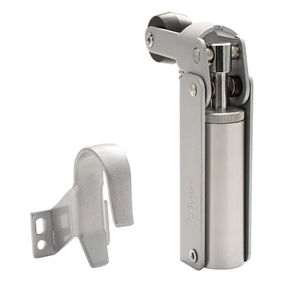Frein de rétention force 115 N, en aluminium anodisé argent, pour porte jusquà 100 KG.-Hardwarexchange Sale