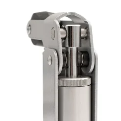 Frein de rétention force 80 N en aluminium anodisé argent, pour porte jusquà 80 KG.-Hardwarexchange Best