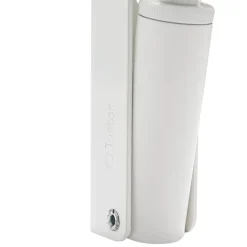 Frein de rétention force 60 N en aluminium anodisé blanc pour porte jusquà 40 KG^Hardwarexchange Online