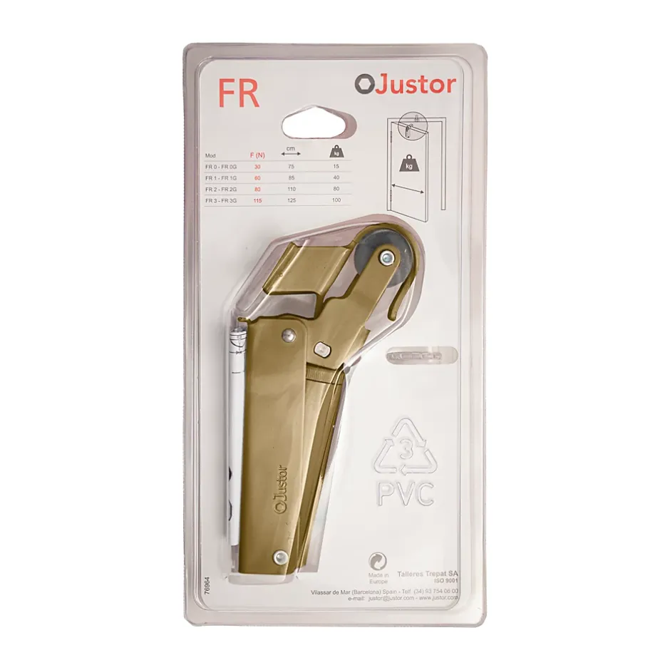 Frein rétention Réglable force 80 a 115 N, aluminium anodisé bronze, pour porte jusquà 100 KG.^Hardwarexchange Sale