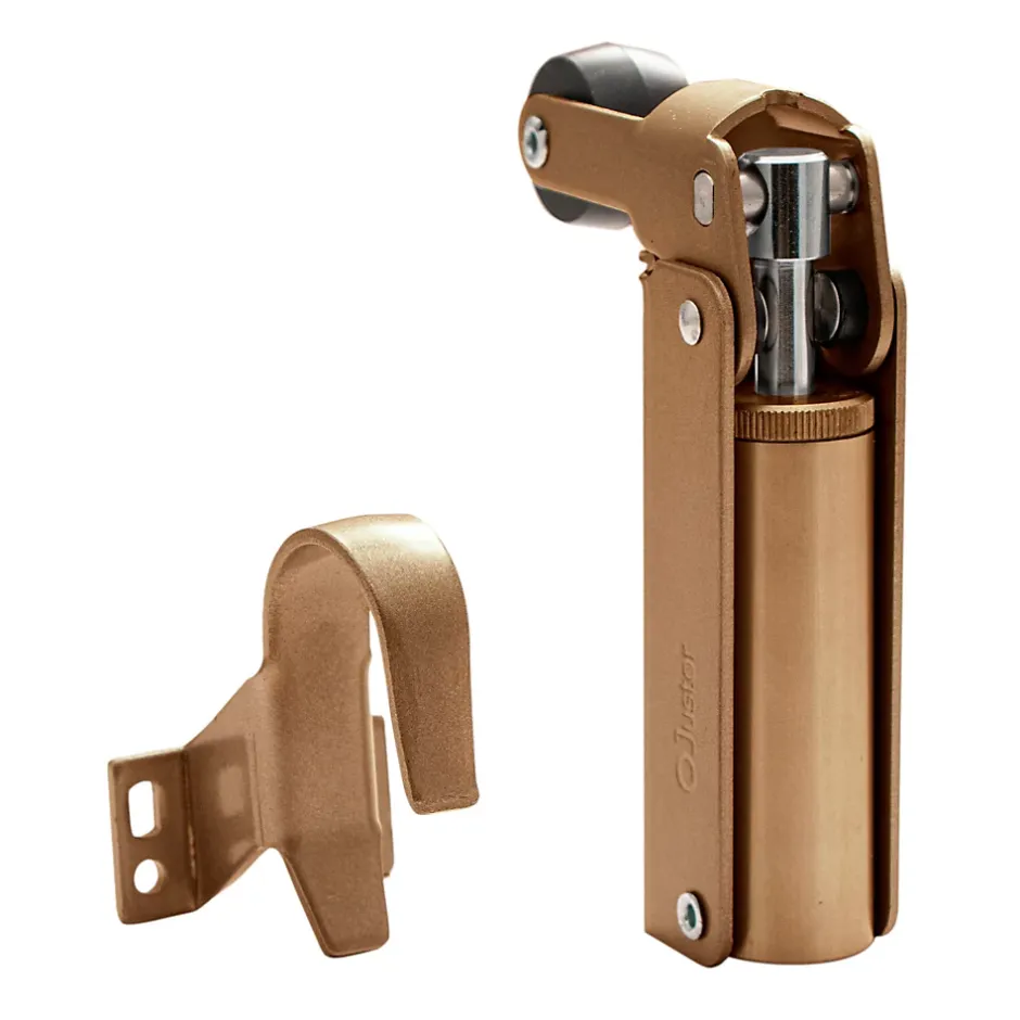 Frein rétention Réglable force 80 a 115 N, aluminium anodisé bronze, pour porte jusquà 100 KG.^Hardwarexchange Sale