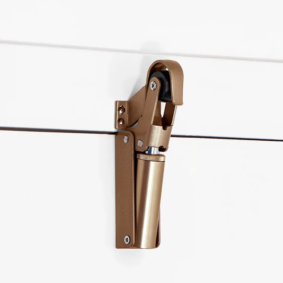 Frein rétention Réglable force 80 a 115 N, aluminium anodisé bronze, pour porte jusquà 100 KG.^Hardwarexchange Sale
