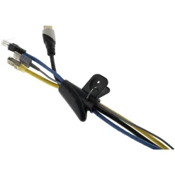 Gaine range câble diamètre 20mm 1,5m - Noir --Zenitech Best