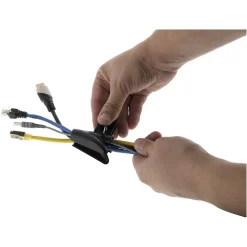 Gaine range câble diamètre 20mm 1,5m - Noir --Zenitech Best