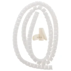 Gaine range câble diamètre 20mm 1,5m - Blanc --Zenitech Outlet