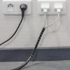 Gaine range-câbles en spirale noir ø 9 à 80 mm x 2,5 m^Diall New