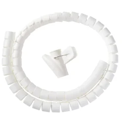 Gaine range-câbles en spirale blanc ø25 mm x 1,1m^Diall Hot
