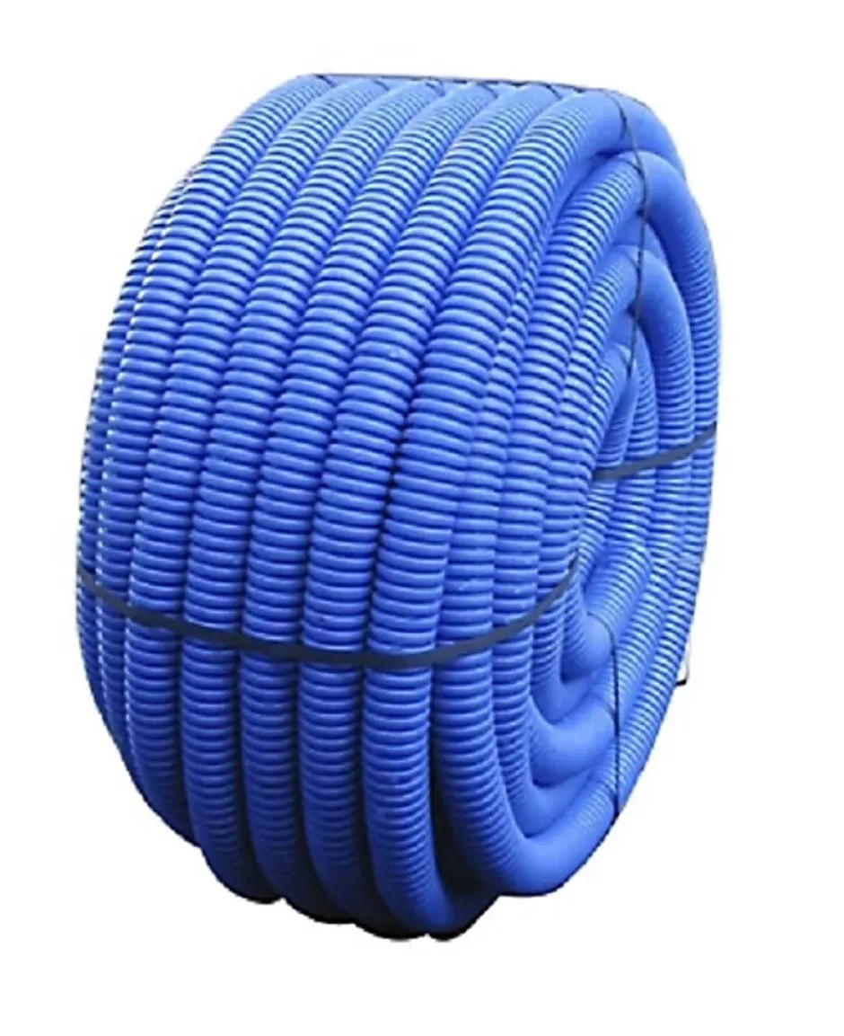 Gaine TPC annelée bleue - Diamètre: 50 mm - Rouleau de 50 m - BLEUE^Polypipe Discount