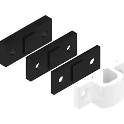 Gâche haute + 3 cales pour verrou DANAOS blanc RAL9010 - - DS6359-036^La Croisee Ds New