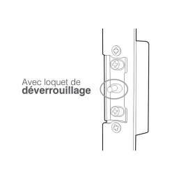 Gâche électrique à encastrer sans passage de serrure - WECA 90201.4 - - 109201-Extel Sale