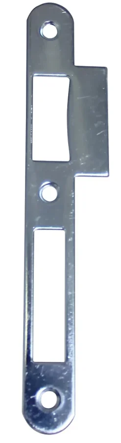 Gâche plate Multibat bout rond laiton nickelé pêne dormant et demi-tour- - A16000-07-0A^Jpm Clearance