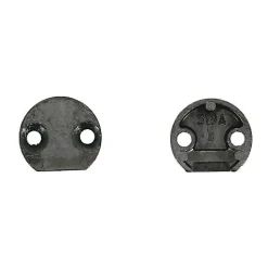 Gâche tringle simple à entailler pour menuiserie bois 25mm zamak - - 0-0319A-00-0-1^Ferco New