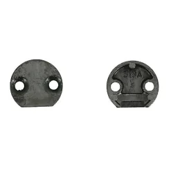 Gâche tringle simple à entailler pour menuiserie bois 25mm zamak - - 0-0319A-00-0-1^Ferco New