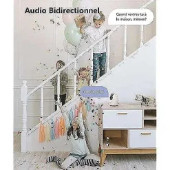 camera de surveillance interieure 4MP - blanc - secteur-Generique Best