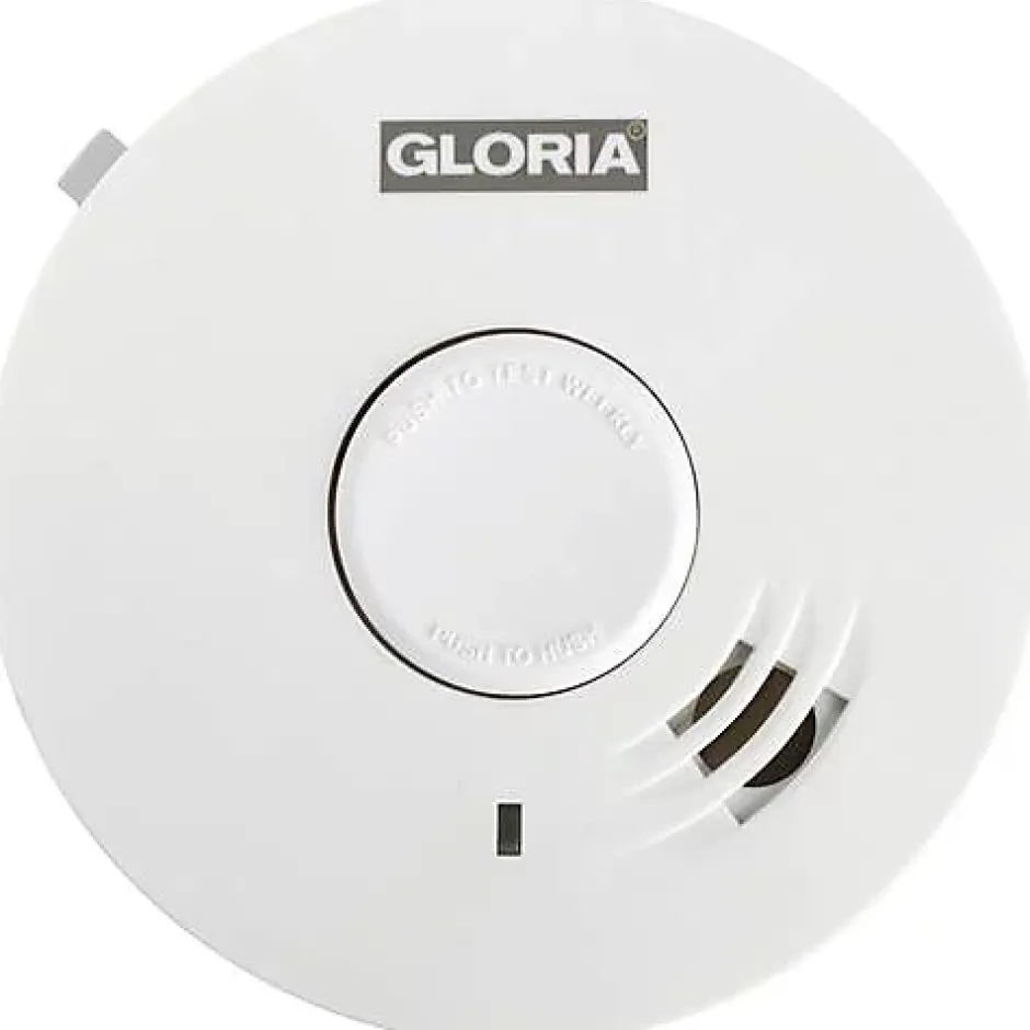 R-10 Détecteur de fumée 10 ans - batterie lithium 3V intégrée, certifié VdS/EN14604-Gloria Hot