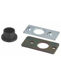 Gond Rapido, goupille acier diamètre 16mm, gâche en acier inoxidable, zingage noir -^Thirard Discount