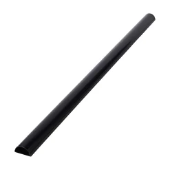 Goulotte décorative demi-ronde noire auto-adhésive 50 x 25 mm, 1 m-D-Line Discount
