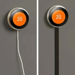 Goulotte décorative demi-ronde noire auto-adhésive 16 x 8 mm, 1 m^D-Line New