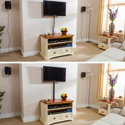 Goulotte décorative demi-ronde blanche auto-adhésive 30 x 15 mm, 1 m^D-Line Outlet