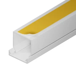 Goulotte électrique PVC autoadhésive 25x25 mm 2 m blanche-Edo Outlet