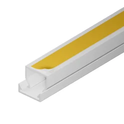 Goulotte électrique PVC autoadhésive 16x16 mm 2 m blanche^Edo New