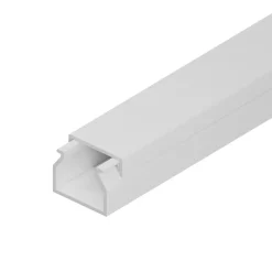 Goulotte électrique PVC 20x10 mm 2 m blanche^Edo Best