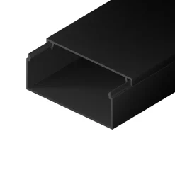 Goulotte électrique PVC 100x40 mm 2 m anthracite-Edo Outlet