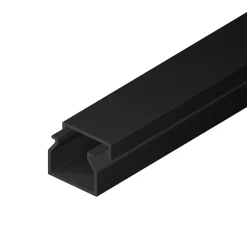 Goulotte électrique PVC 20x10 mm 2 m anthracite-Edo Clearance