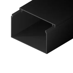 Goulotte électrique PVC 100x60 mm 2 m anthracite-Edo Best