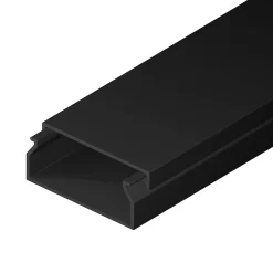 Goulotte électrique PVC 40x16 mm 2 m anthracite-Edo Best