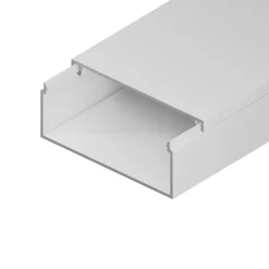 Goulotte électrique PVC 100x40 mm 2 m blanche^Edo Hot