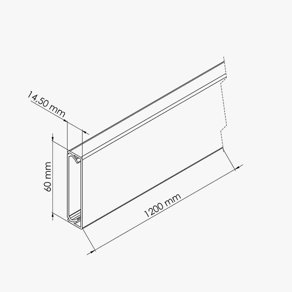 Goulotte TV Cache-Câble Adhésive Carrée PVC - L. 1,20 m - Anthracite^Mon Marché Déco