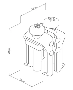 Griffe de fixation Espen, lot de 10^Jacobsen Sale
