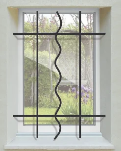 Grille de Defense Azur pour Fenetre H 75 cm x L 120 cm (côte tableau)-DMS New