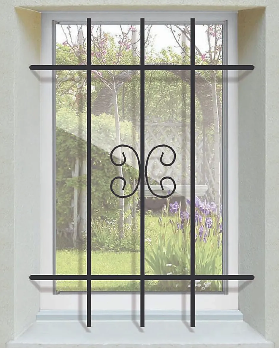 Grille de Defense Bidard pour Fenetre H 135 cm x L 100 cm (côte tableau)-DMS Clearance