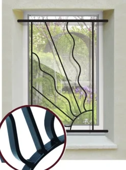 Grille de Defense Estivale pour Fenetre H 65 cm x L 60 cm (côte tableau)^DMS Outlet