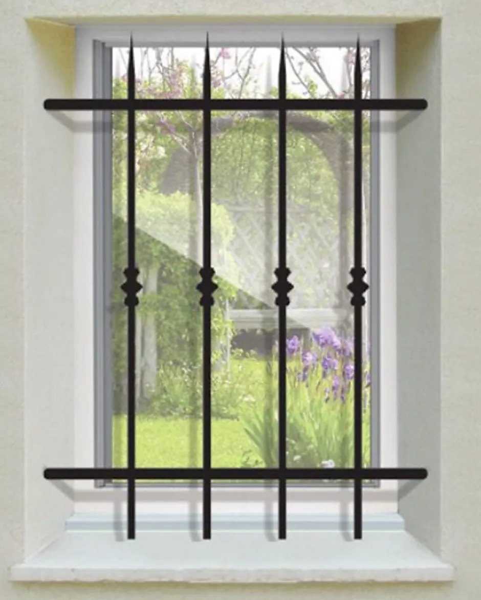 Grille de Defense Manoir pour Fenetre H 115 cm x L 140 cm (côte tableau)^DMS