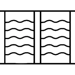 Grille de Defense Oceane pour Fenetre H 105 cm x L 100 cm (côte tableau)-DMS Outlet