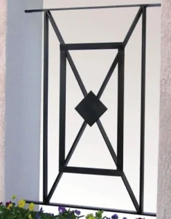 Grille de Defense Toulousaine pour Fenetre H 45 cm x L 80 cm (côte tableau)-DMS New