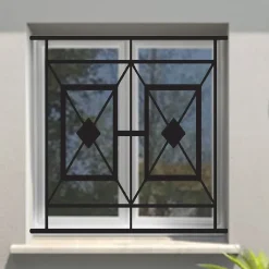 Grille de Defense Toulousaine pour Fenetre H 115 cm x L 100 cm (côte tableau)-DMS