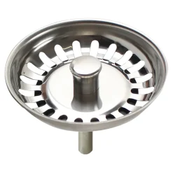 Grille d'évier anti-déchets en inox ronde Ø8 cm^ Sale