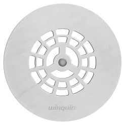 Grille plate en inox pour bonde de douche SLIM+^Wirquin Sale