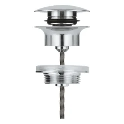Bonde CLIC CLAC pour lavabo avec trop plein, chromé 65807000^Grohe Clearance