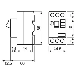 Gv2me063 - Disjoncteur Moteur Schneider Gv2me - 1 à 1,6a - 3p 3d - Déclencheur Magnéto-thermique Avec Bornes Automatiques^Schneider Electric Online