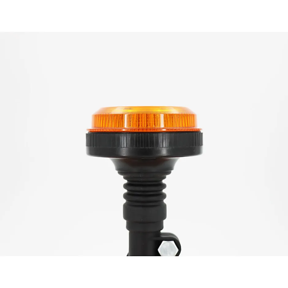Gyrophare 30 LED IP67 - Fixation flexible pour tige - 12/24V-Lem Select